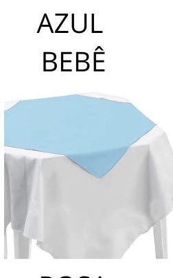 Toalhas Cobre Manchas Azul Bebê - Mandy Decor Festas