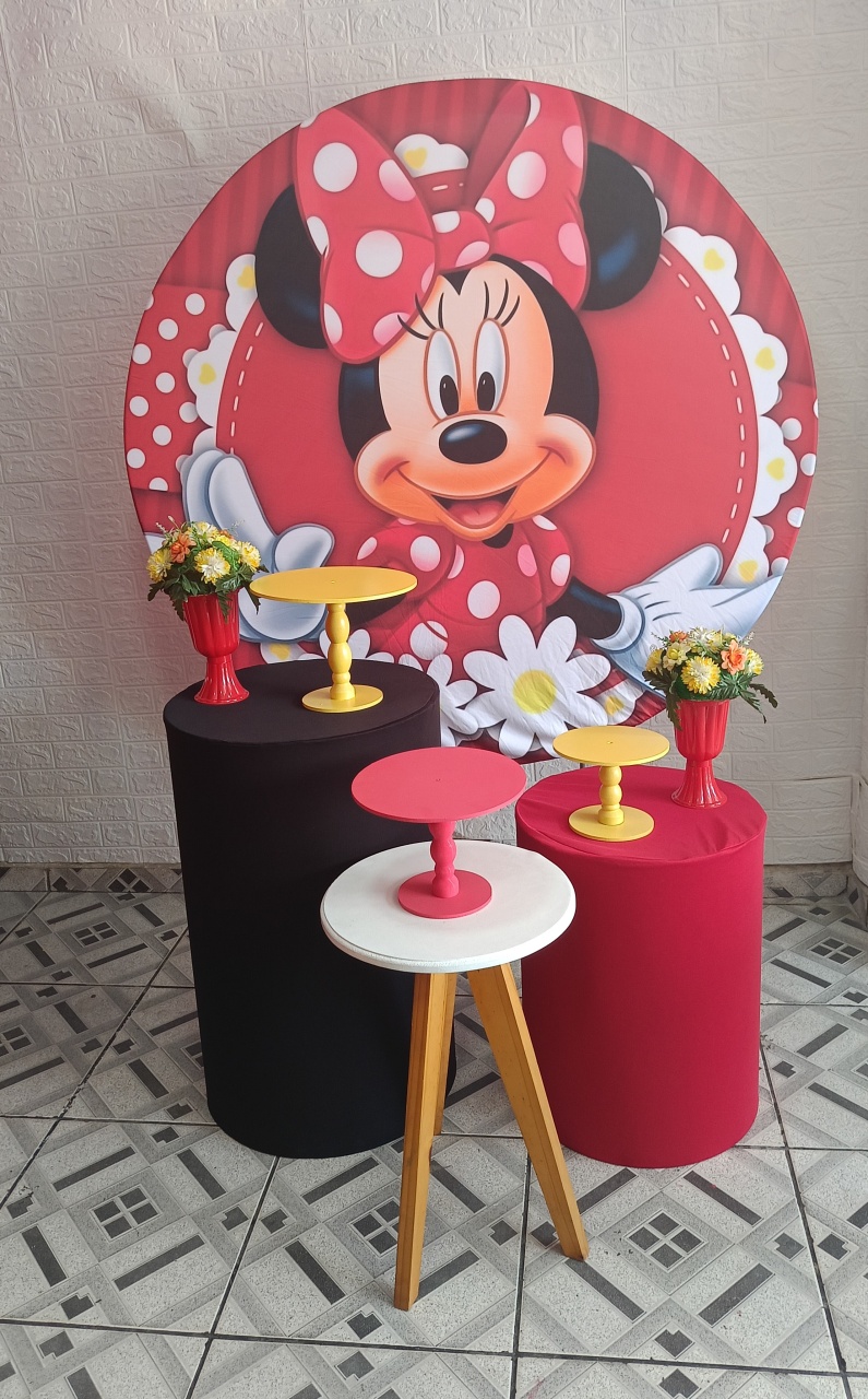 Kit P Minnie Vermelha 2 - Mandy Decor Festas