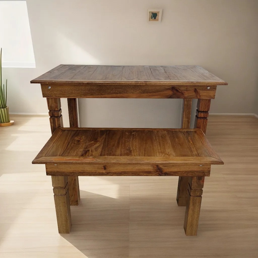 Kit de Mesa Rústica Pinus  - Mandy Decor Festas