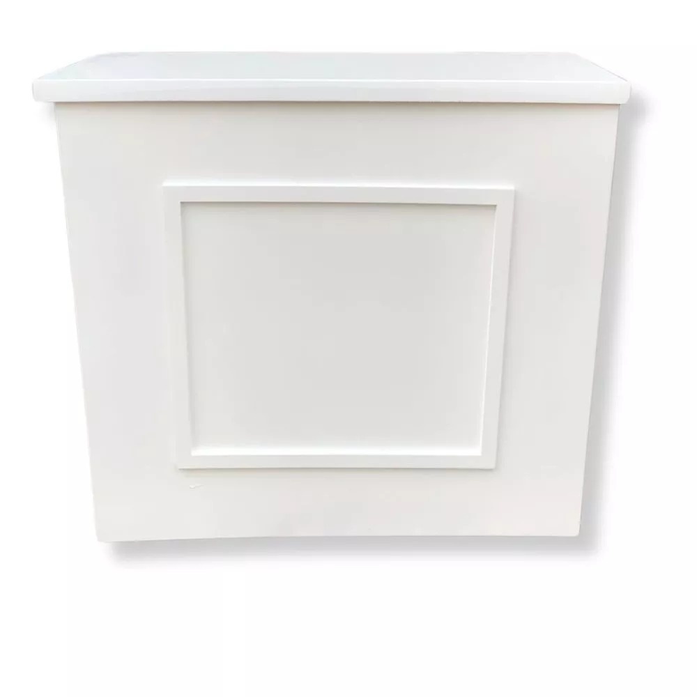Mesa Comoda Boiserie Branca - Mandy Decor Festas