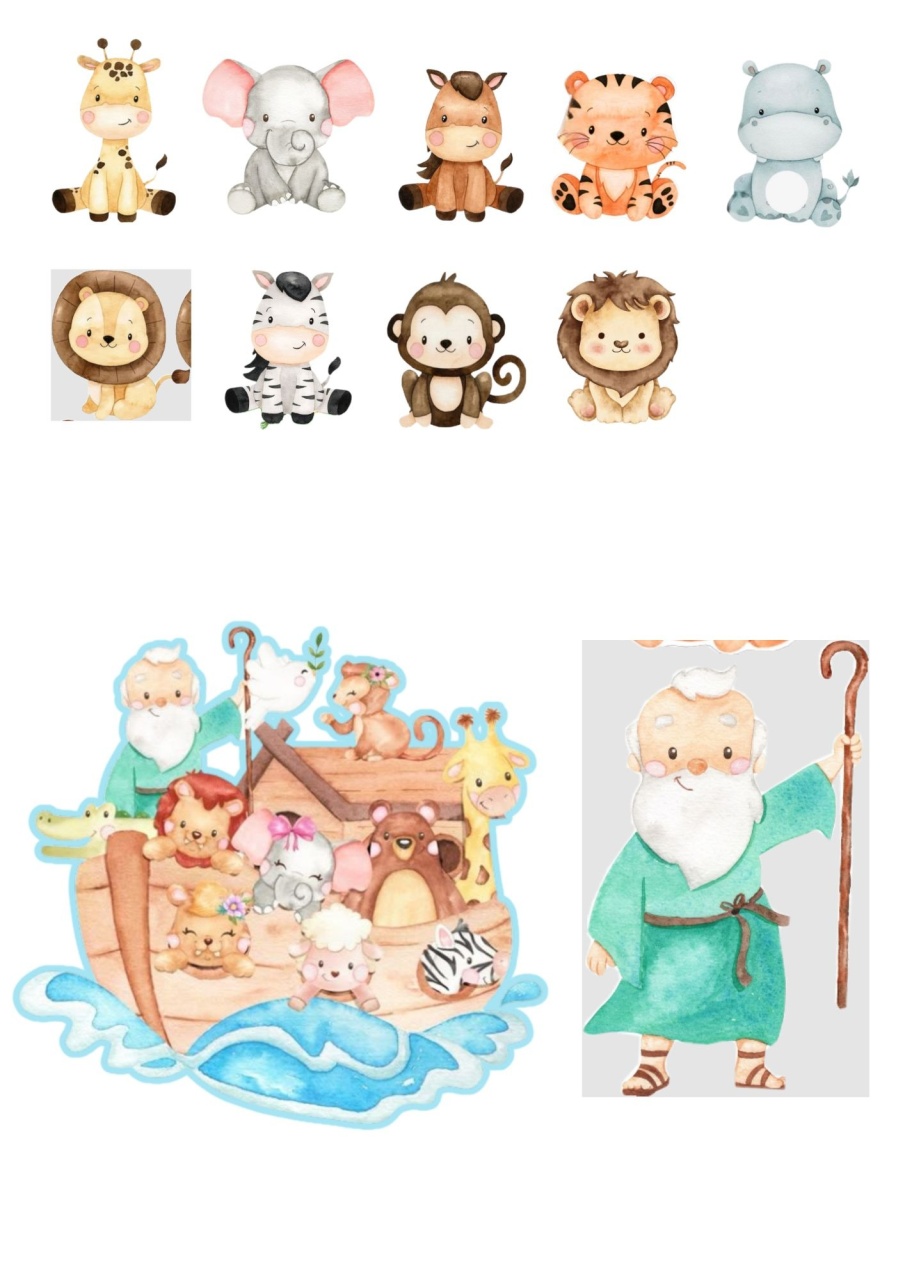 Kit Displaysarca de Noé - Mandy Decor Festas