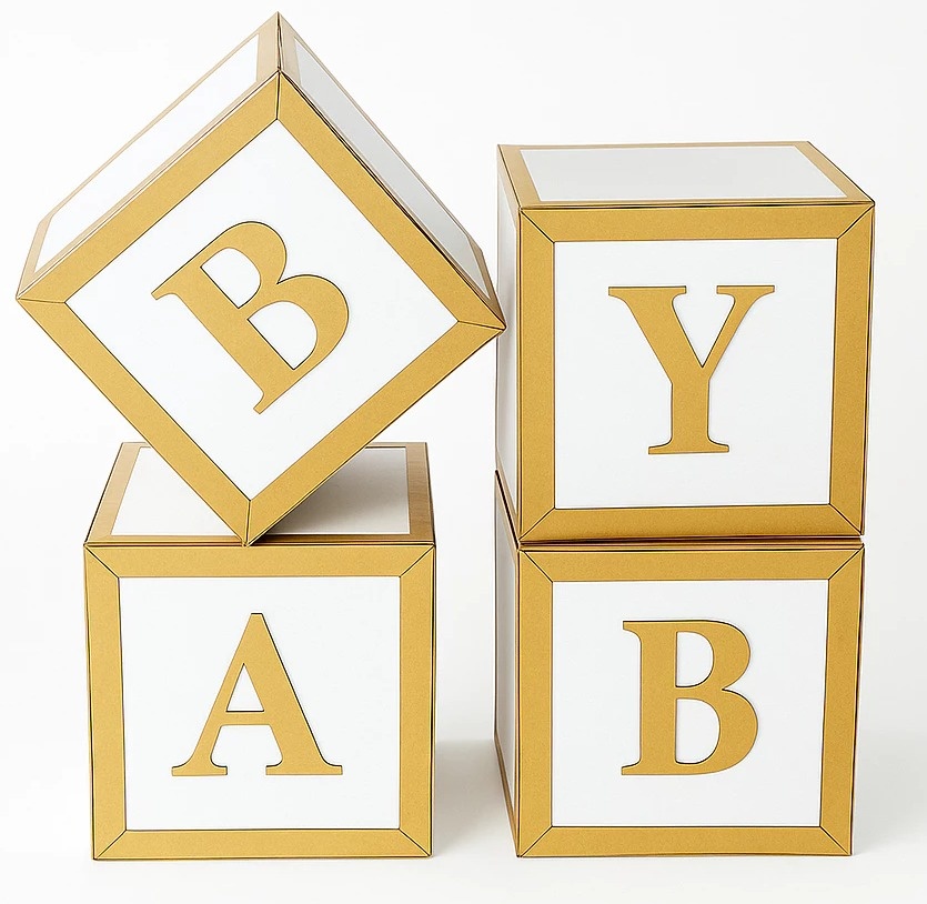 Cubo Baby 10X10 - Mandy Decor Festas