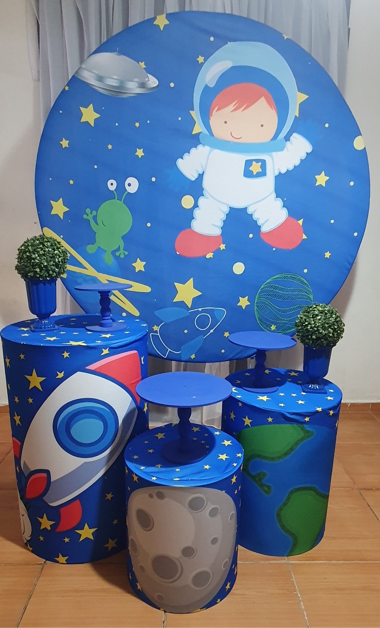 Kit P Astronauta - Mandy Decor Festas