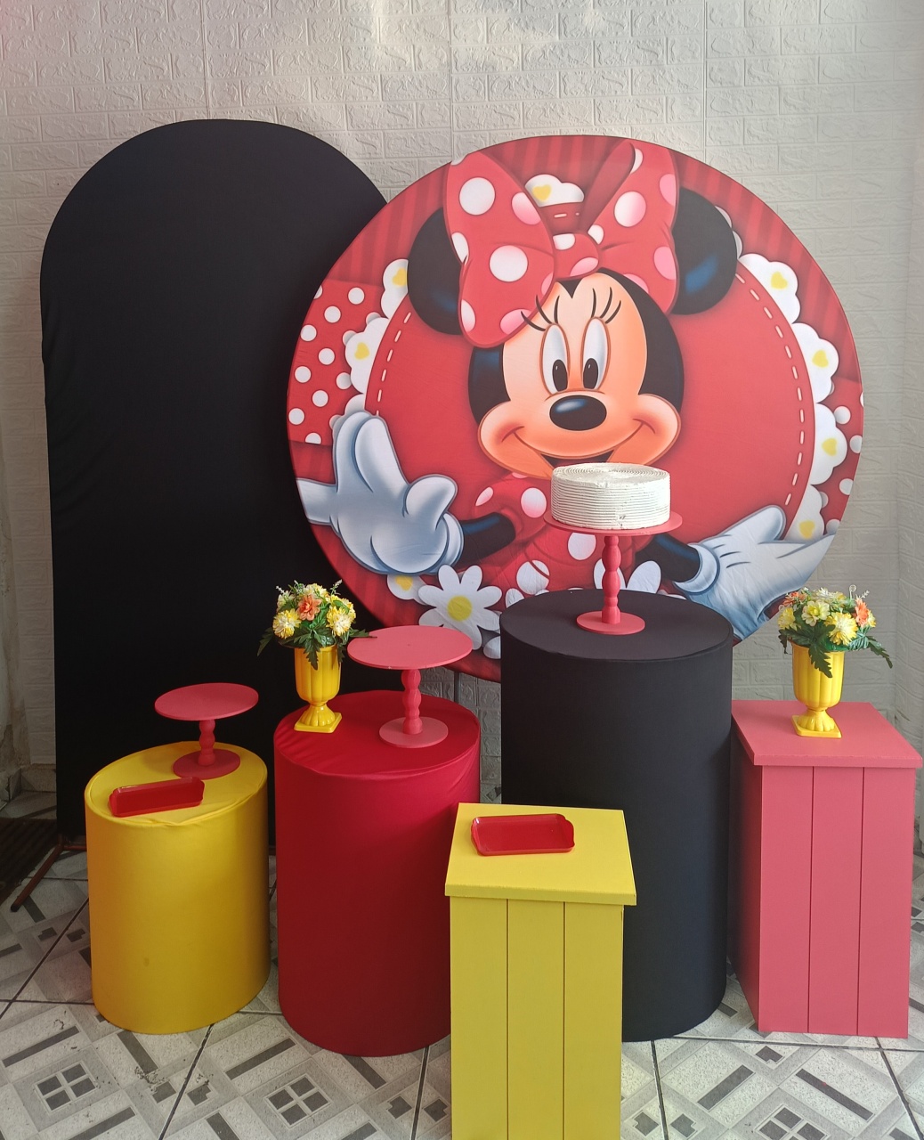 Kit Gg Minnie Vermellha - Mandy Decor Festas