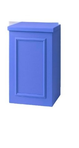 Mesa Fake Boiserie Azul Royal  G - Mandy Decor Festas