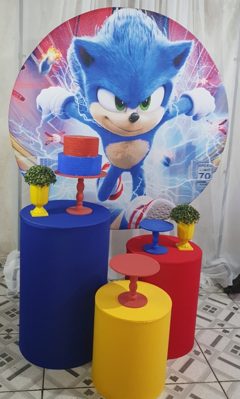 Kit P Sonic - Mandy Decor Festas
