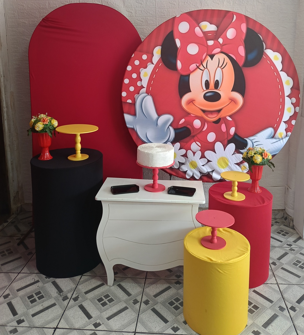 Kit G Minnie Vermellha 1 - Mandy Decor Festas