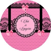 Painel Sublimado Circular  Chá de Lingerie - Mandy Decor Festas