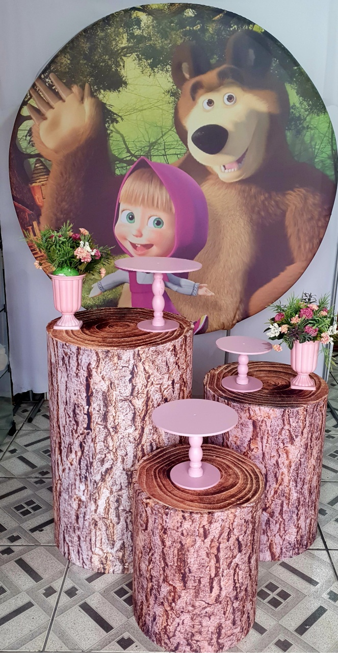 Kit P Maha E O Urso - Mandy Decor Festas