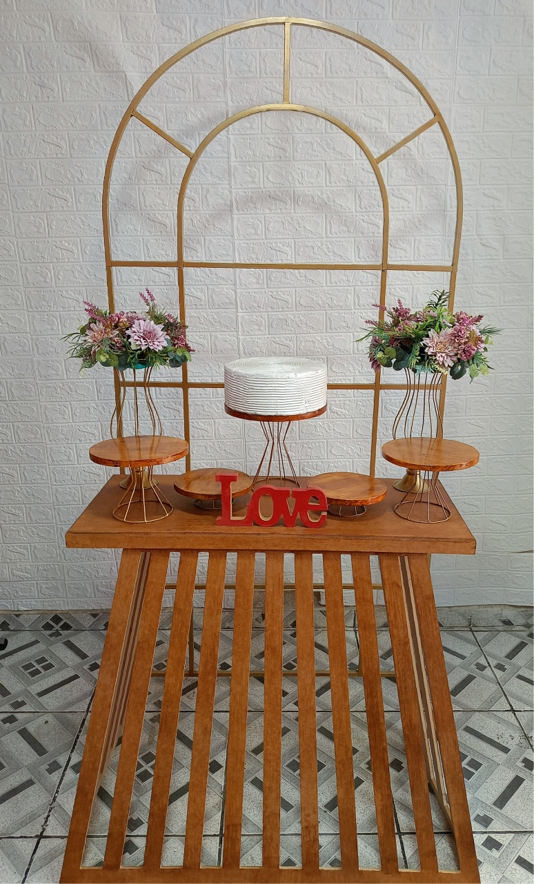 Kit Composição Casamento,Noivado, Bodas P (Rústico) - Mandy Decor Festas
