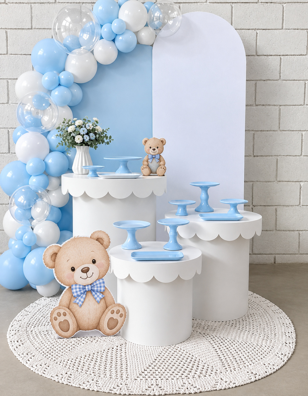 Kit Ursinho Azul - Mamães Festeiras