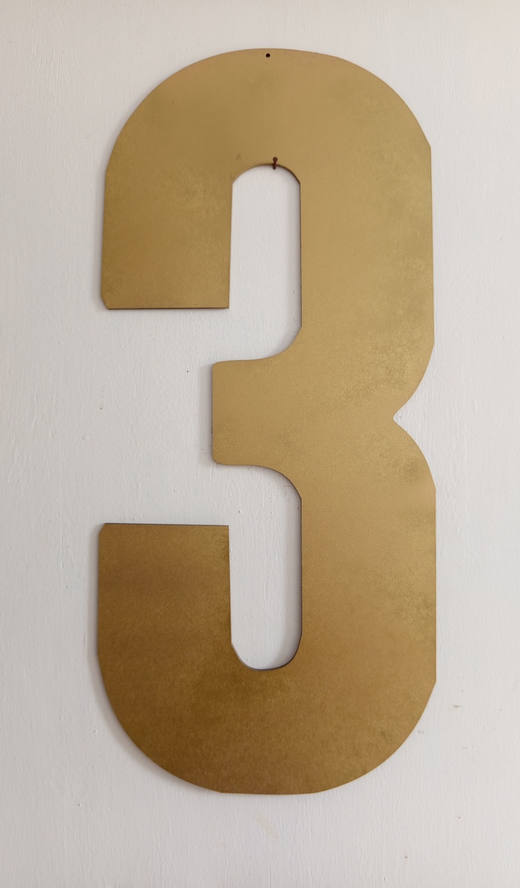 Aplique 3 Mdf 55Cm - Decorações Tatiane Andrade 