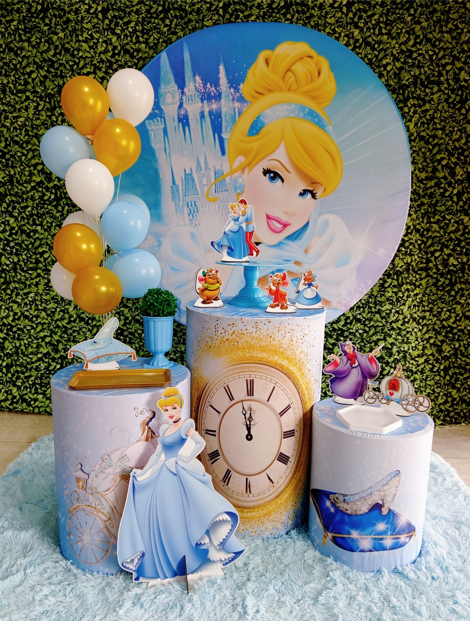 Kit Básico Cinderela - Decorações Tatiane Andrade 