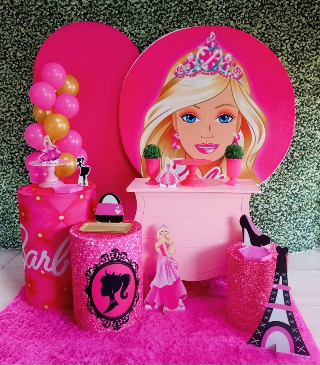 Kit Exclusivo Barbie - Decorações Tatiane Andrade 