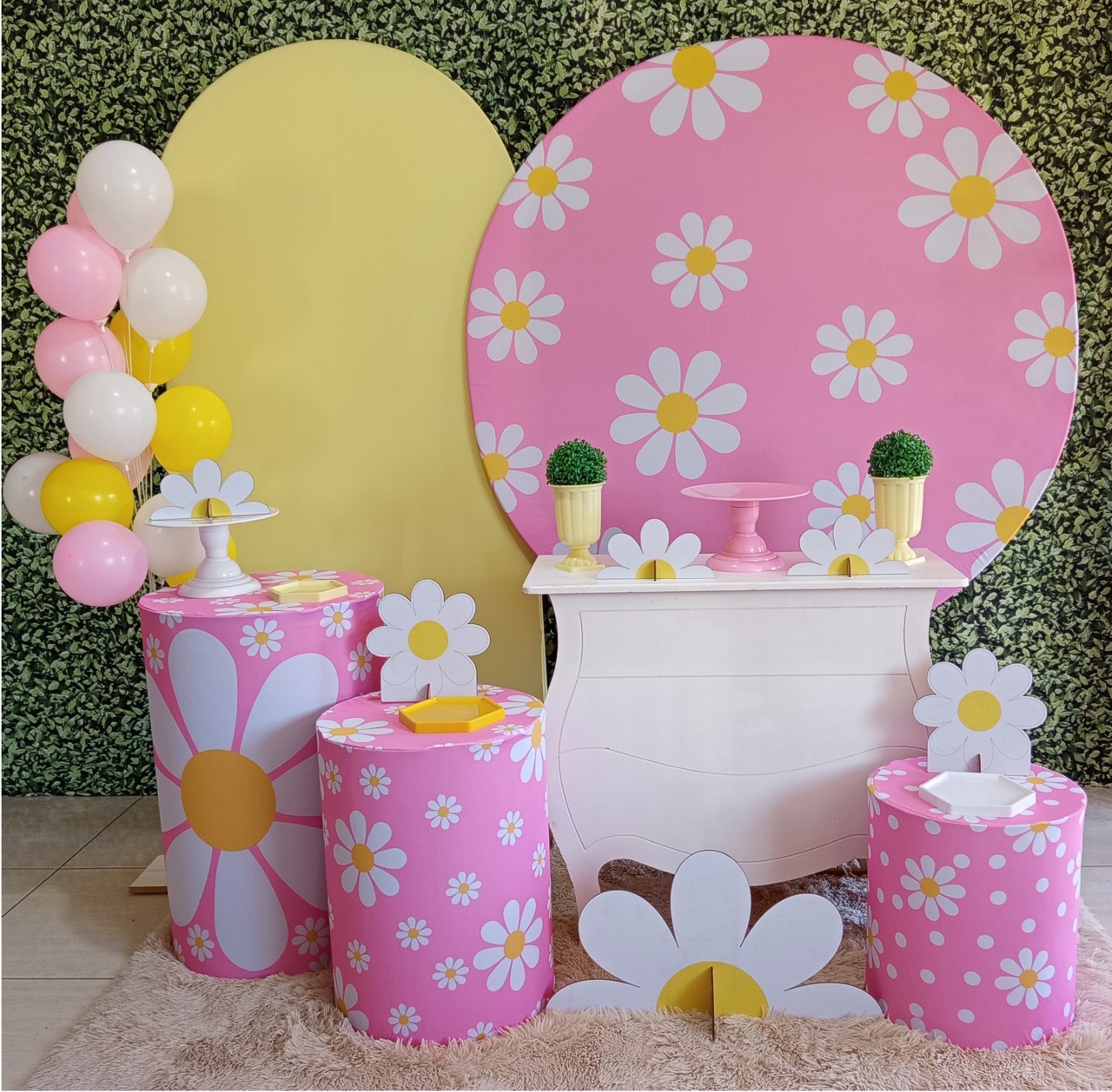 Kit Exclusivo Margaridas - Decorações Tatiane Andrade 