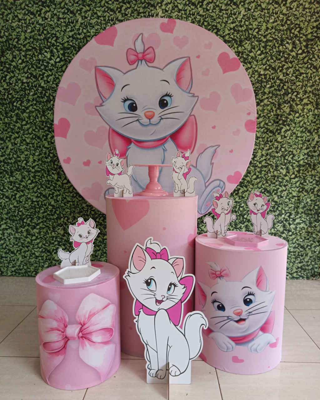 Kit Gatinha Marie - Decorações Tatiane Andrade 