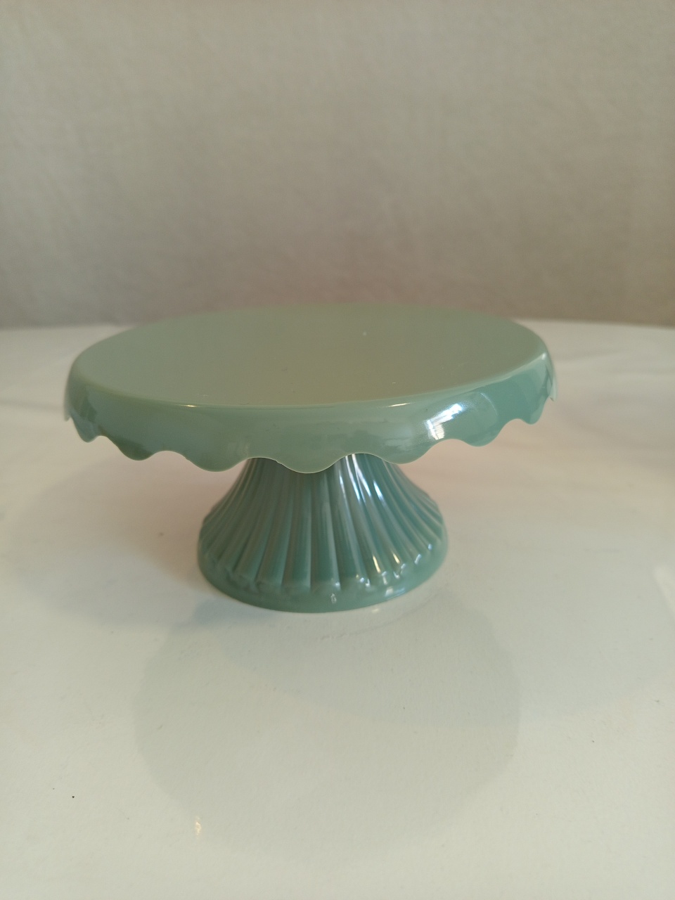 Boleira Cake Renda M Verde Eucalipto - Balloon Party Eventos