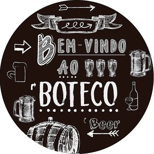 Painel Redondo Boteco - Balloon Party Eventos