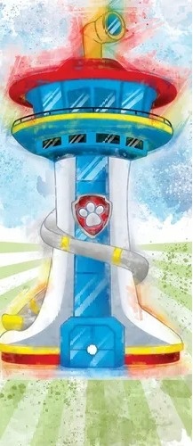 Painel Romano Torre - Patrulha Canina - Balloon Party Eventos