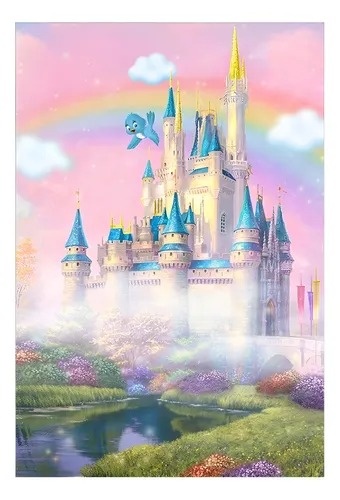 Painel Romano Castelo Disney - Balloon Party Eventos