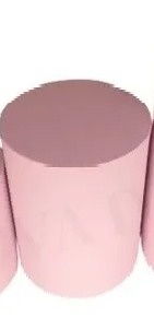Capa Cilindro Rosa Pastel M - Balloon Party Eventos