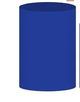 Capa Cilindro Azul Royal G - Balloon Party Eventos