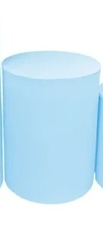 Capa Cilindro Azul Pastel M - Balloon Party Eventos