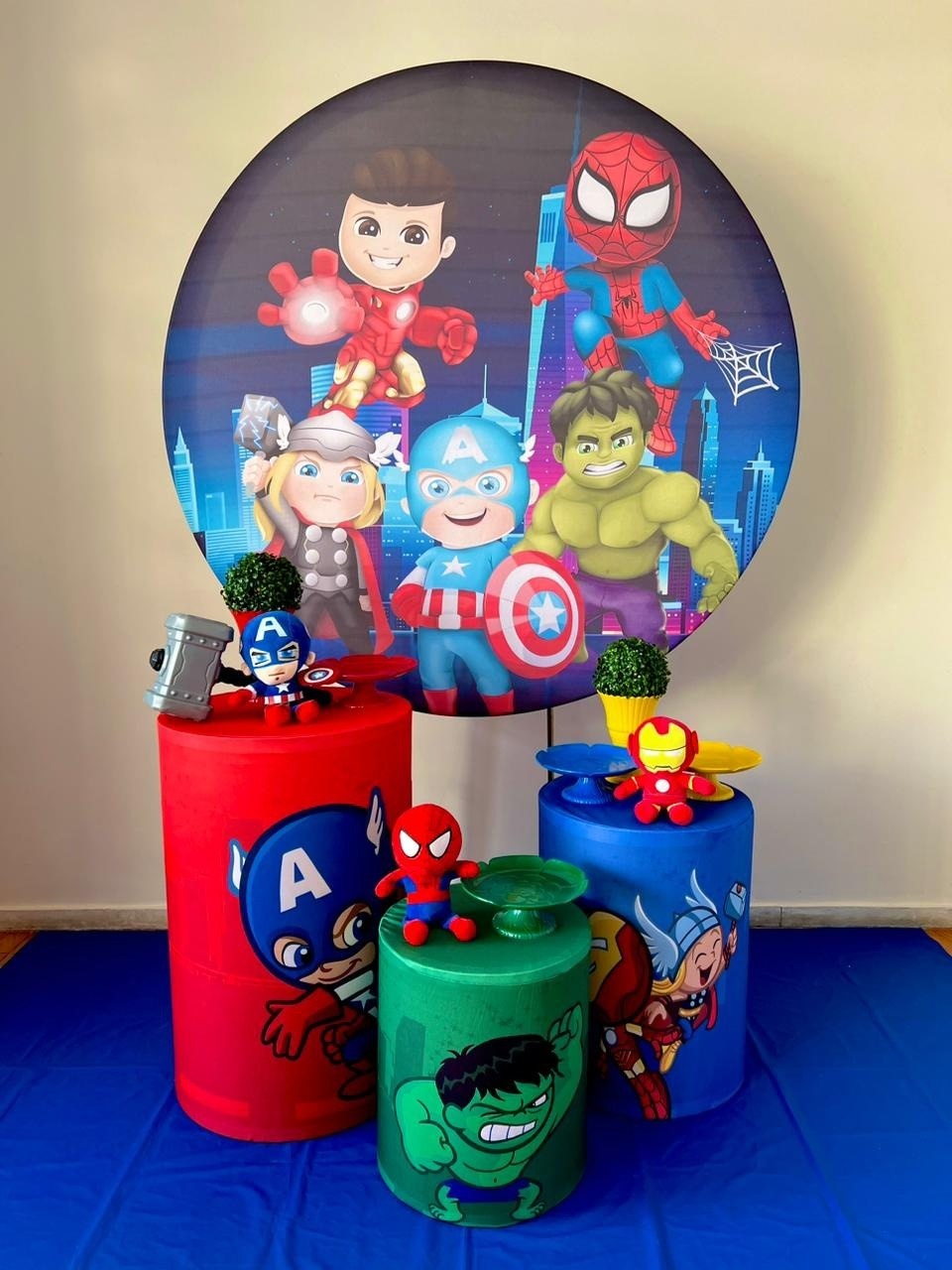 Vingadores Baby - kitfestabh