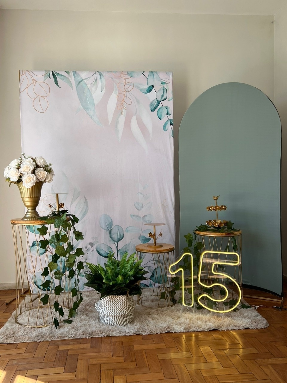 15 Anos Flores Verdes - kitfestabh
