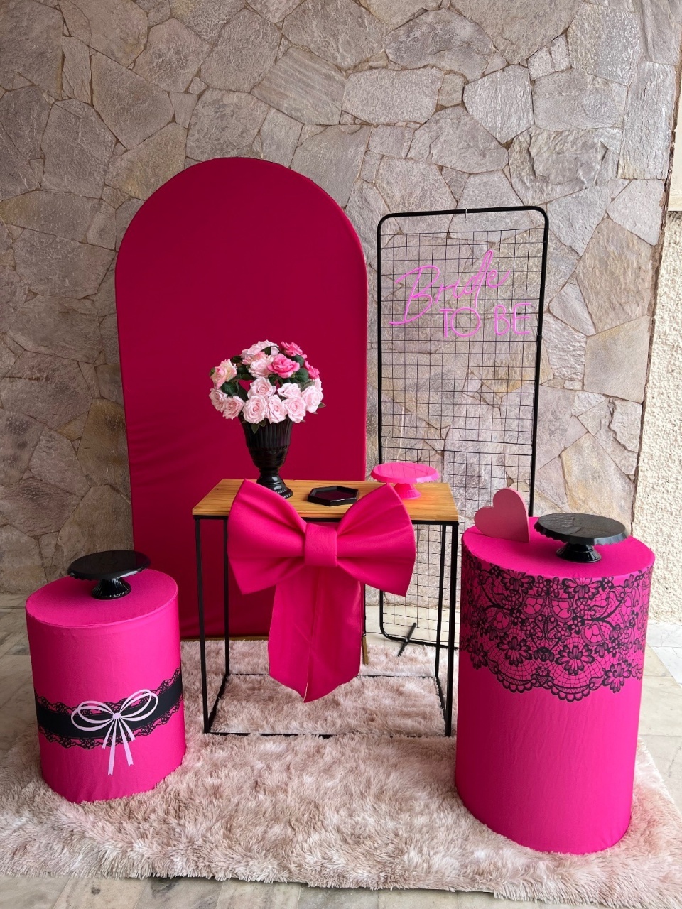 Chá de Lingerie Laço Pink  - kitfestabh