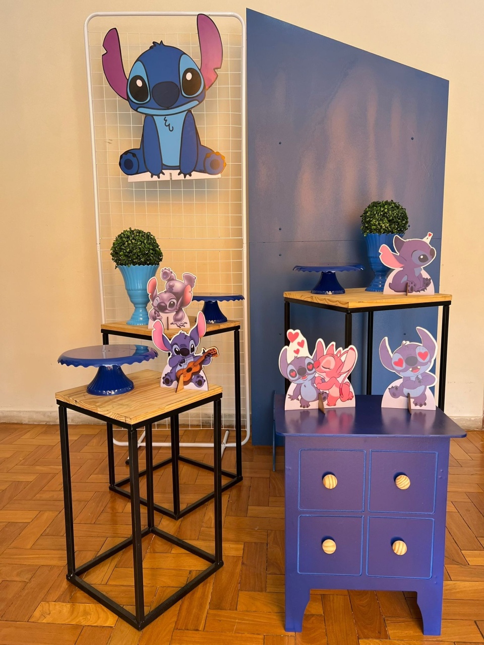 Stitch Azul 2 - kitfestabh