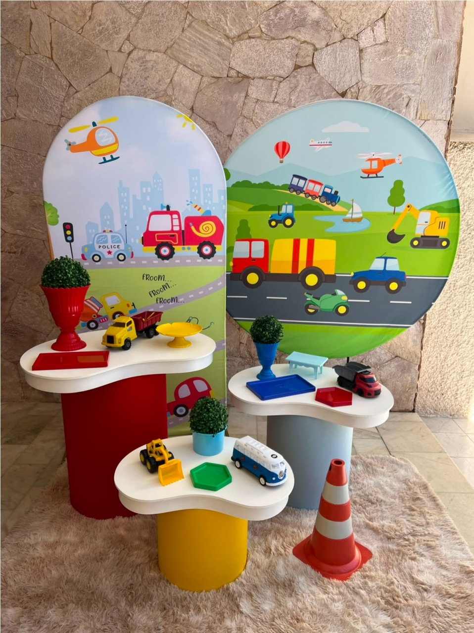 Carrinhos Com Tampos Orgânicos - kitfestabh