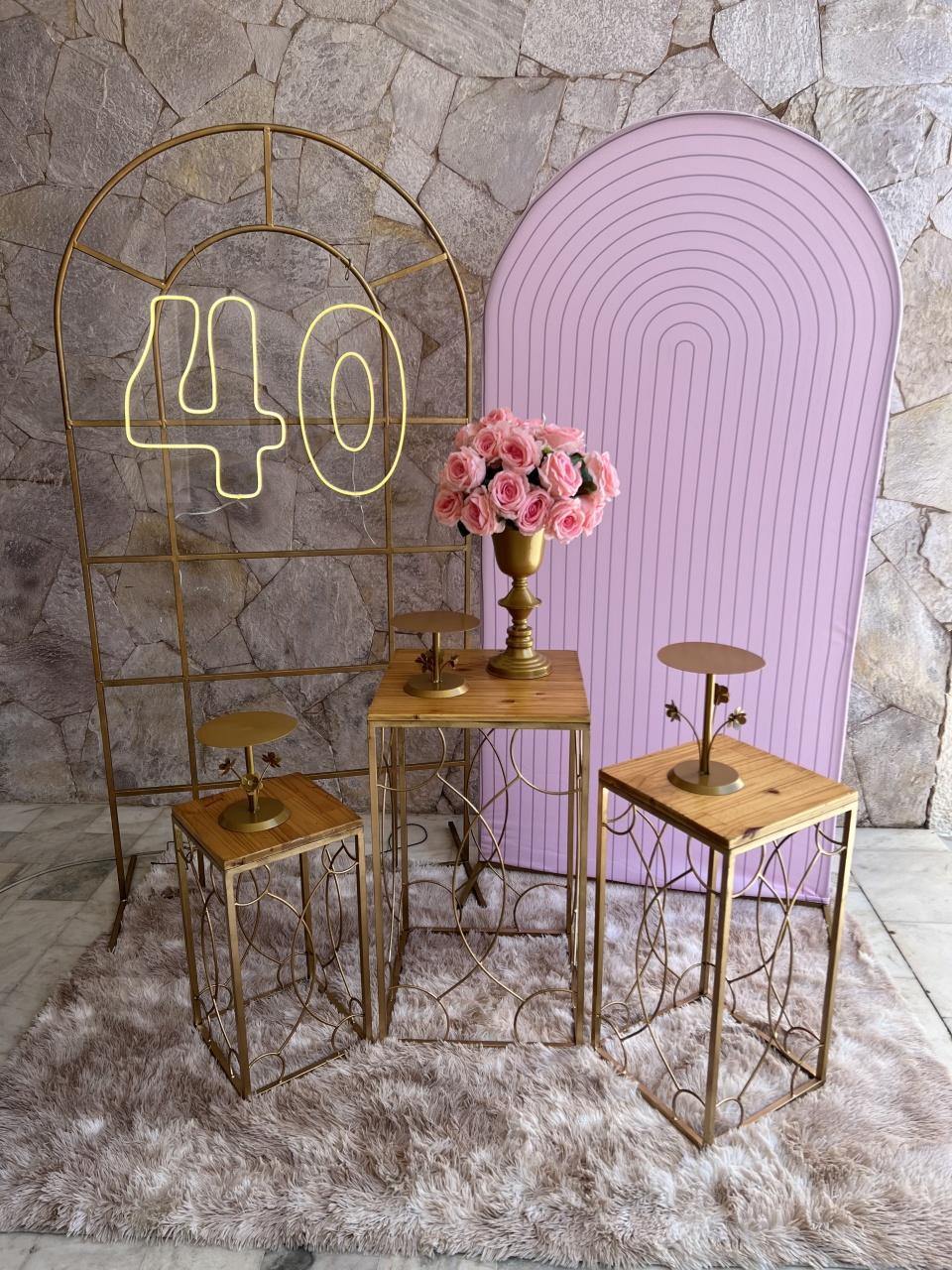 Aniversário Rosa - kitfestabh