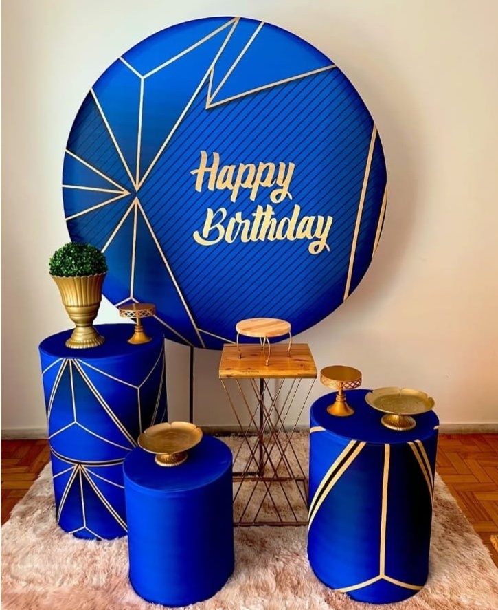 Azul E Dourado 2 Básico - kitfestabh
