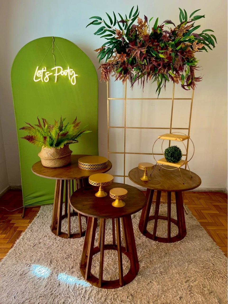 Tropical Com Painel Verde - kitfestabh