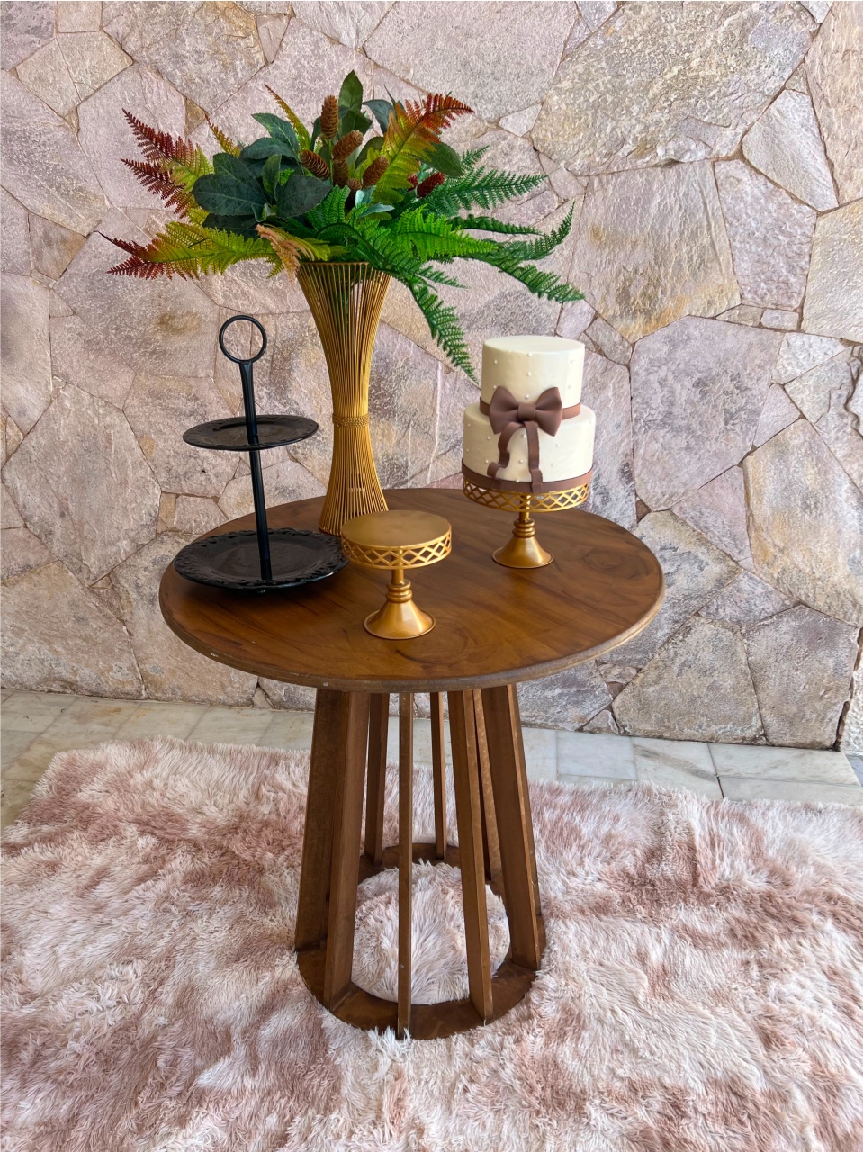 Flores Tropical Com Mesa Ripada - kitfestabh