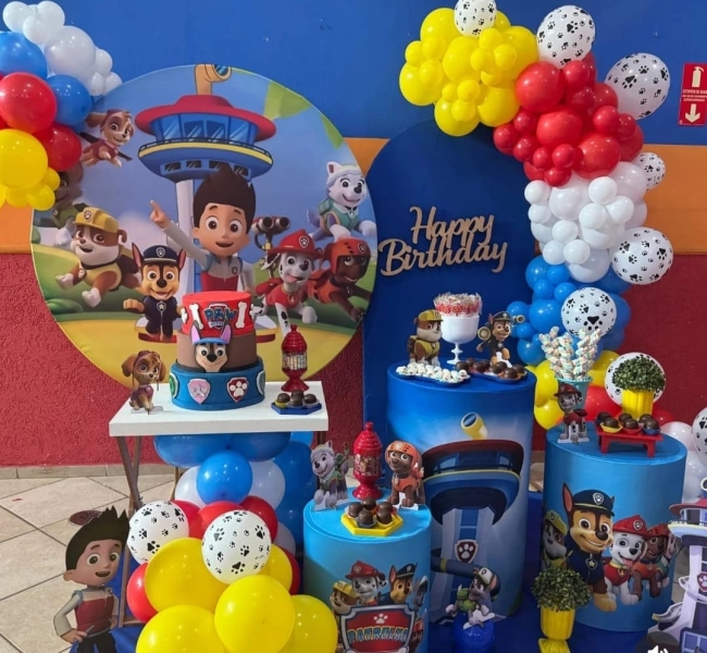 Decoração Patrulha Canina - KELLI CRISTINA SANTANA
