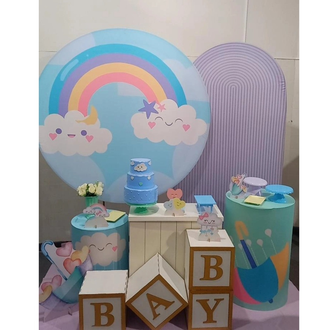 Kit Chuva de Amor Chá de Bebê ( Kit Diamante) - Dafê Pegue e Monte 