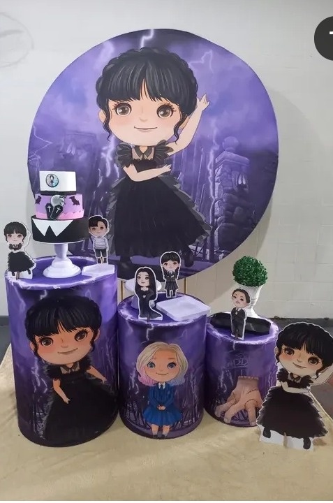 Kit Wandinha Desenho - Dafê Pegue e Monte 