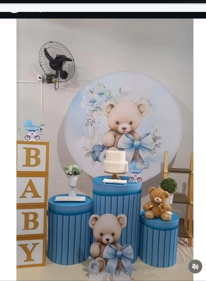Kit Urso Chá de Bebê  - Dafê Pegue e Monte 