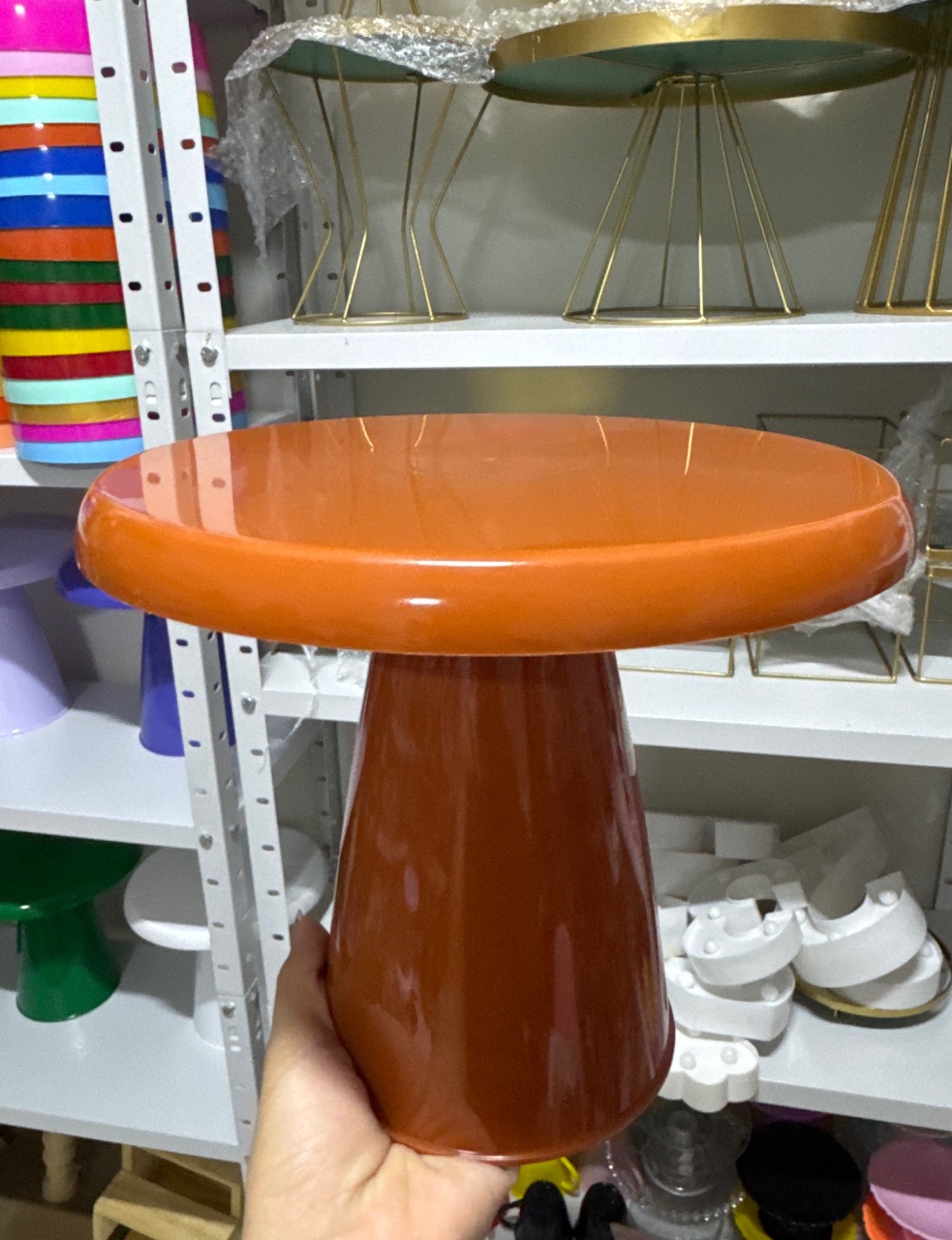 Boleira Cogumelo Caramelo G - Mini Festas