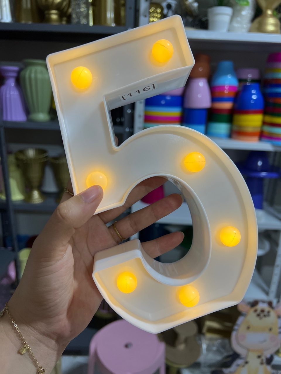 Número Led 5 G - Mini Festas