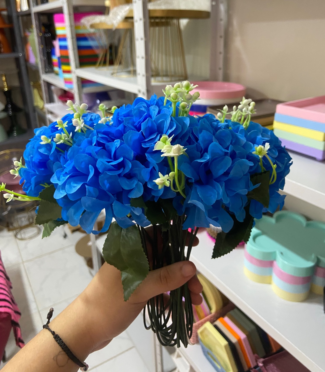 Flores Azul Escuro  - Mini Festas