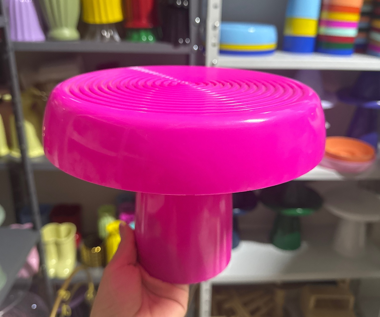  Boleira Caracol Pink - Mini Festas