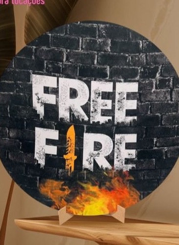 Capa Free Fire  - Mini Festas