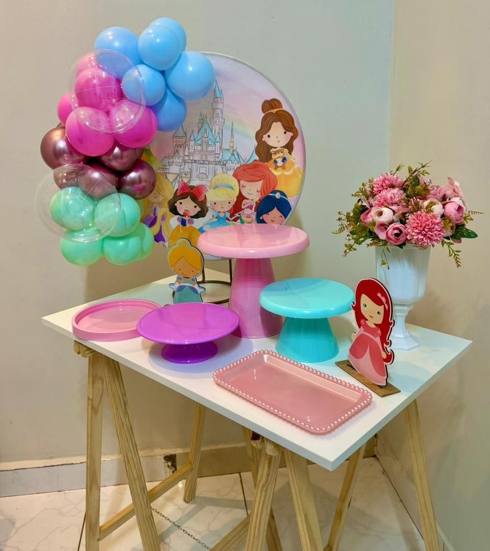 Kit  Premium Princesas Cute - Mini Festas