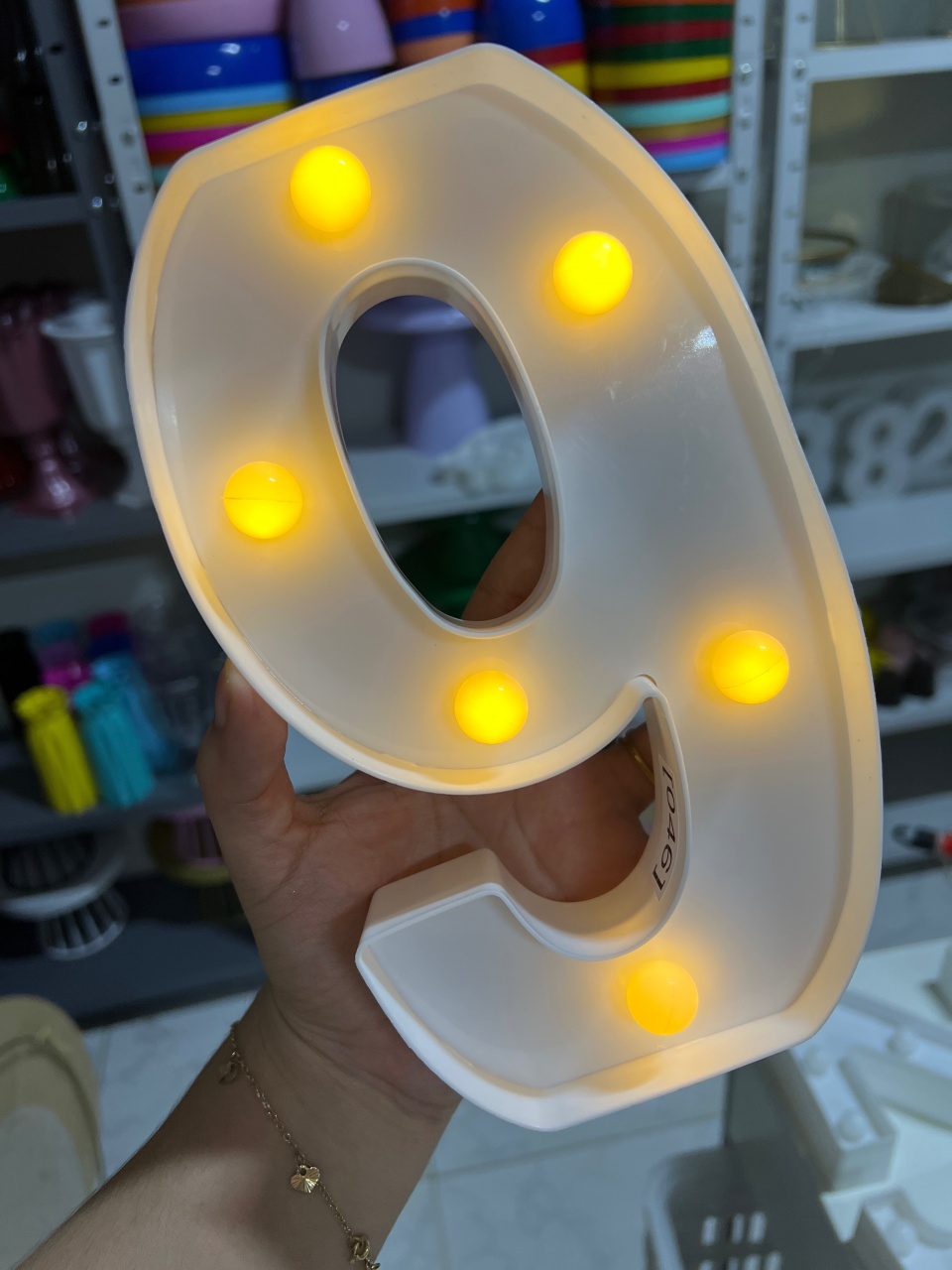 Número Led 9 G - Mini Festas