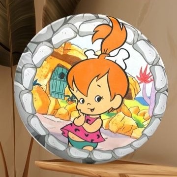 Capa Pedrita Flintstones - Mini Festas