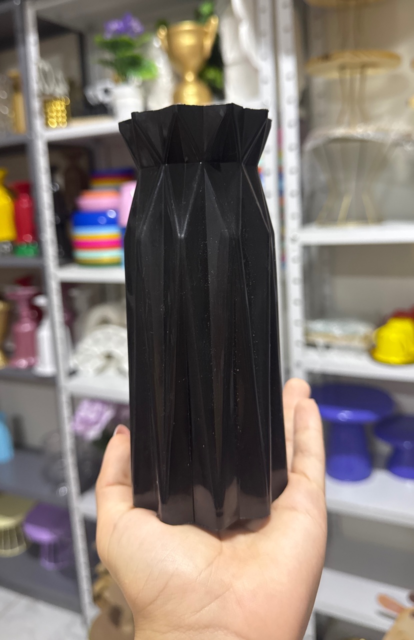 Vaso Estrelado Preto - Mini Festas
