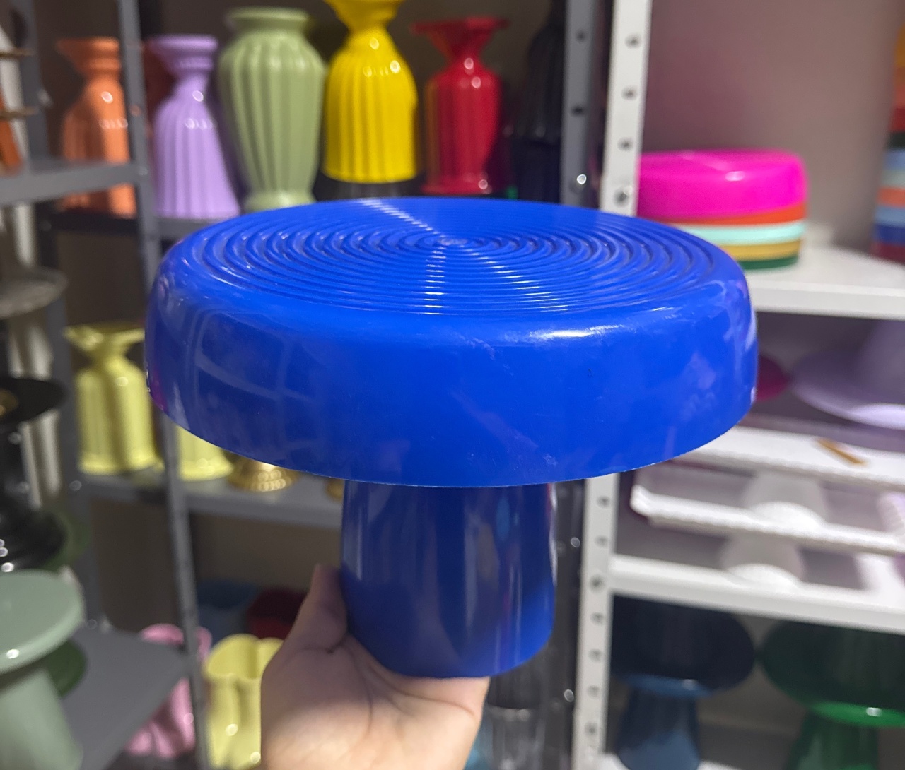  Boleira Caracol Azul Escuro - Mini Festas
